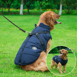 Large Pet Dog Jacket With Harness
