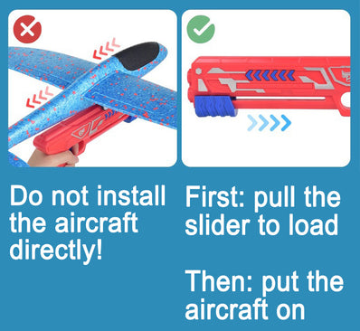 Foam Plane Launcher Bubble