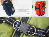 Large Pet Dog Jacket With Harness