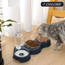 Pets Food Bowl With Water Fountain