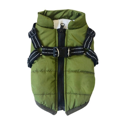 Large Pet Dog Jacket With Harness