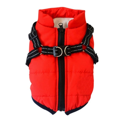 Large Pet Dog Jacket With Harness